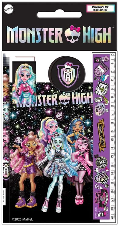 Monster High Σετ Σχολικό+Μπλοκ (350-01755) (0)