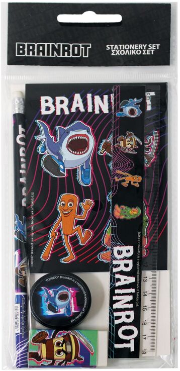 Toikido Brainrot Σετ Σχολικό+Μπλοκ (343-10755) (0)