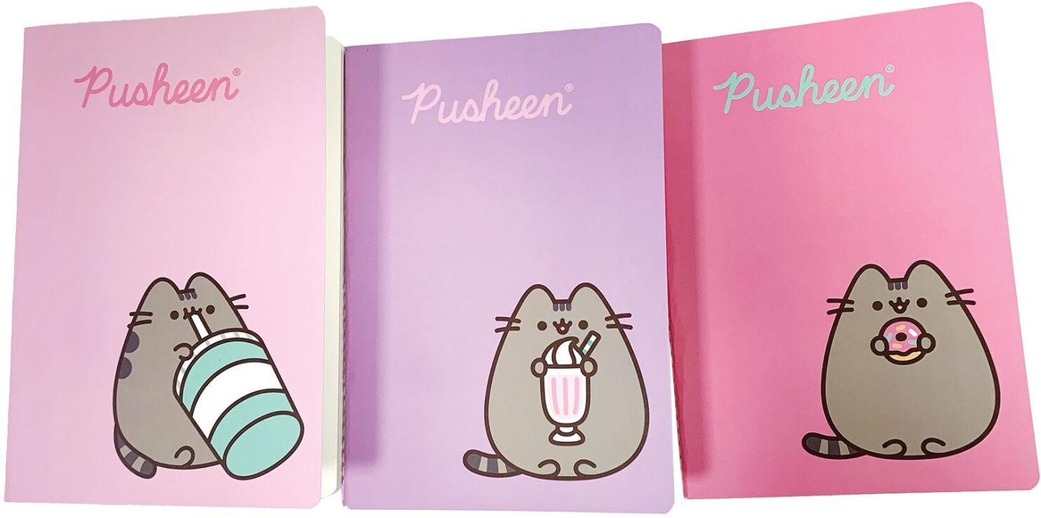 Pusheen Candy Shop Σημειωματάριο Α5 3Τμχ. (361-02013) (1)