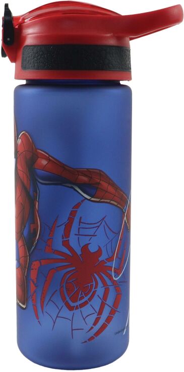 GIM Παγούρι Με Καλαμάκι 600ml Spiderman (557-02217) (1)