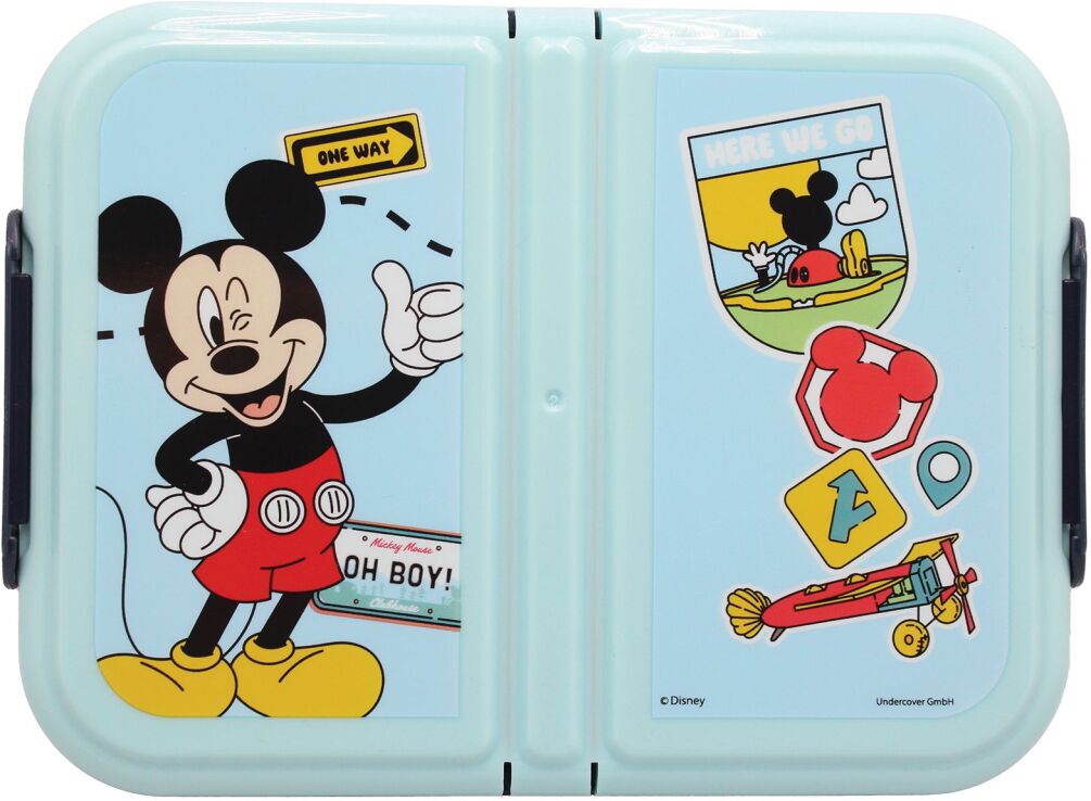 GIM Δοχείο Φαγητού 3 Χώρων Mickey (553-18262) (1)