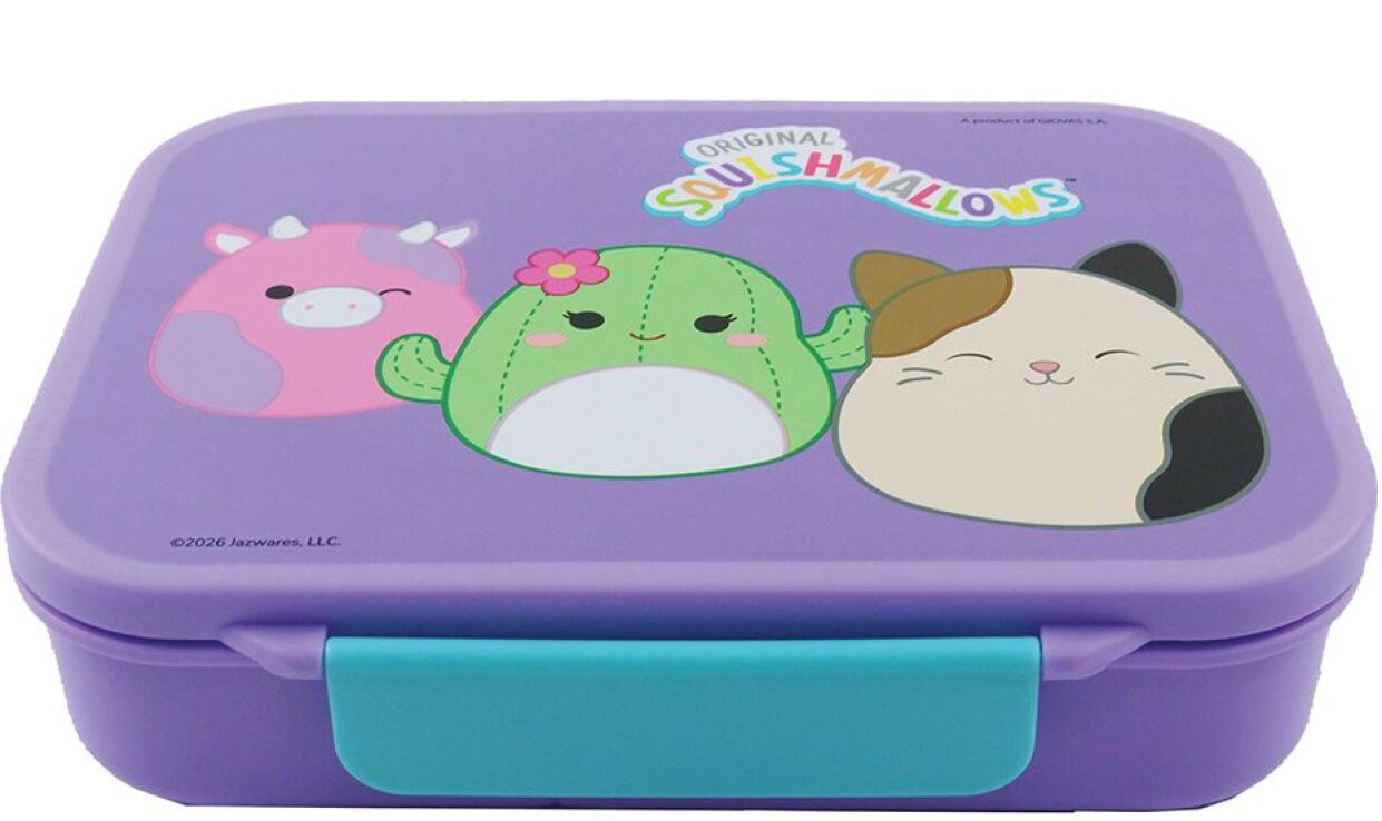 Gim Δοχείο Φαγητού 3Χώρων Squishmallows (574-20269) (0)