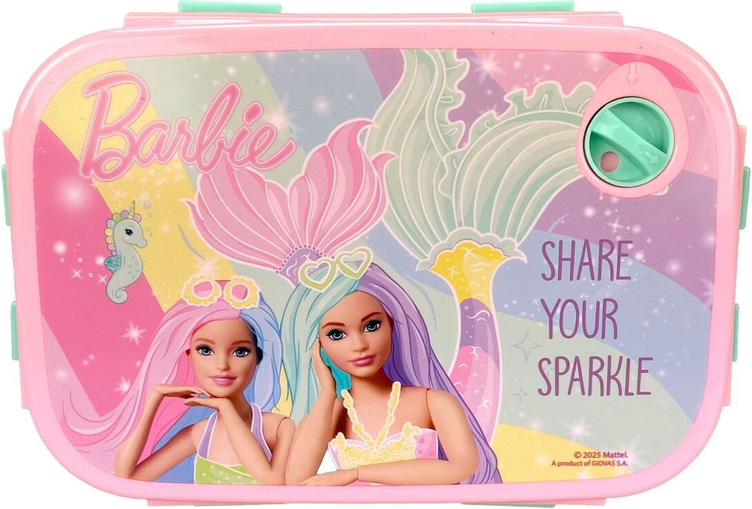 GIM Δοχείο Φαγητού (Microwave) Barbie Girl-2 Σχέδια (571-22265) (2)