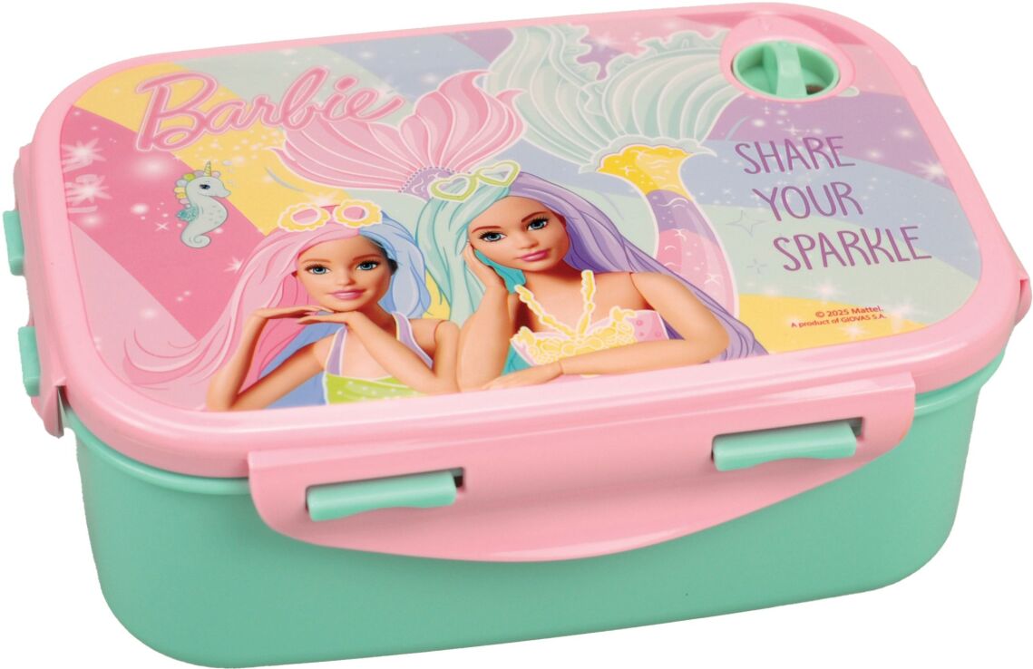 GIM Δοχείο Φαγητού (Microwave) Barbie Girl-2 Σχέδια (571-22265) (3)
