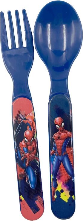 Gim Δοχείο Φαγητού Με Κουτάλι/Πιρούνι Spiderman (557-12276) (3)