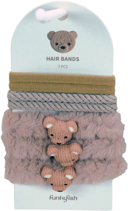 Funkyfish Bear Λαστιχάκια Μαλλιών Brown (300-30303) (0)