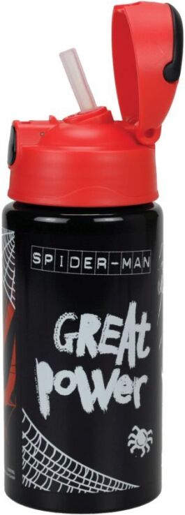 Gim Παγούρι Flip Αλουμινίου Spiderman 500ml-2 Σχέδια (557-02248) (3)