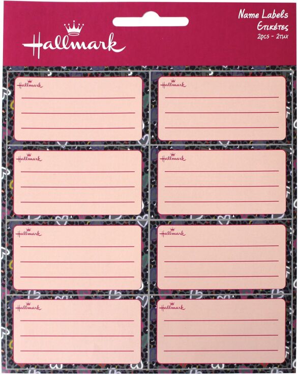 Hallmark Ετικέτα 2Τμχ.Zoo Print (774-81346) (0)