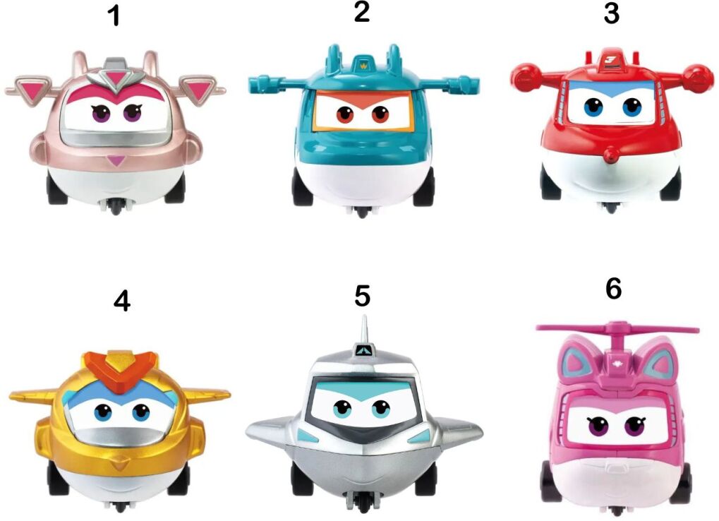 Super Wings Electric Heroes Stunt & Pull Back-6 Σχέδια (780130) (1)