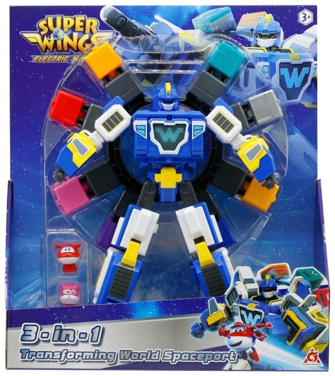 Super Wings Electric Heroes Transforming World Spaceport (780288) (1)