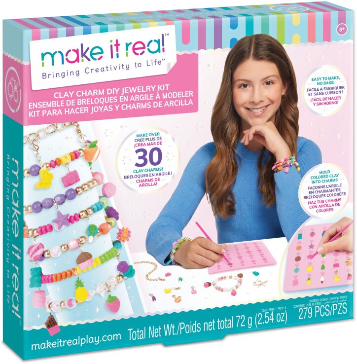 Make It Real Clay Charm DIY Jewelry Kit (1422) (0)