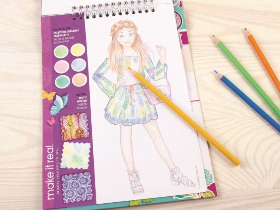 Make It Real Design Sketchbook Blooming Creativity (3202) (1)
