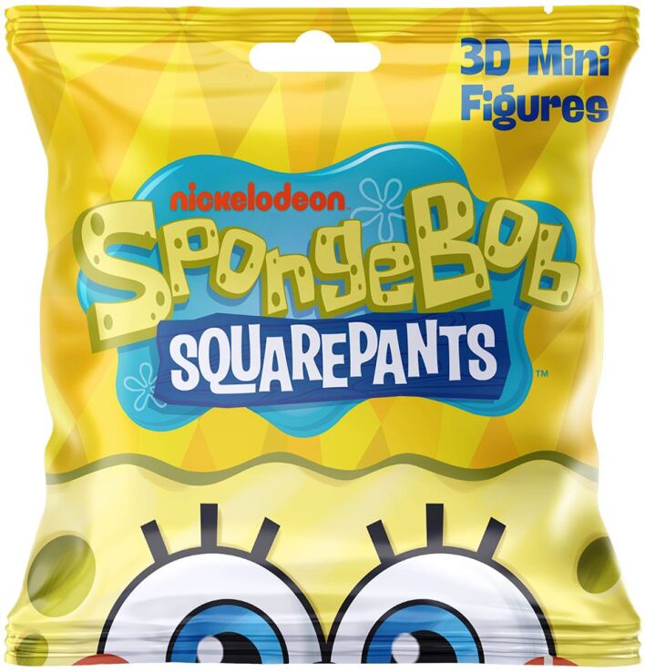 Sponge Bob Movie Φιγούρα Φακελάκι-15 Σχέδια-1Τμχ (0607) (0)