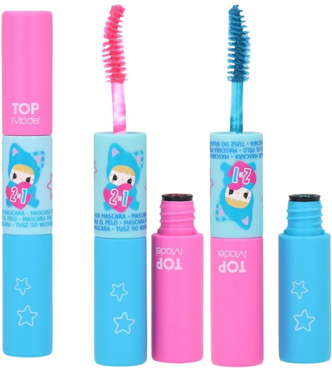 Top Model Μάσκαρα Για Μαλλιά 2 In 1 Kpop-2 Σχέδια (D14289) (0)