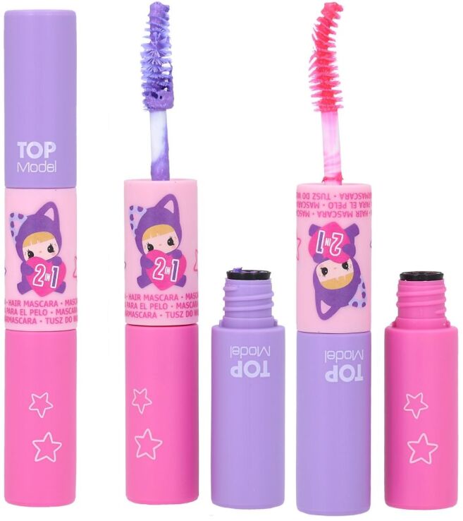Top Model Μάσκαρα Για Μαλλιά 2 In 1 Kpop-2 Σχέδια (D14289) (3)
