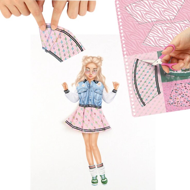 Top Model Μπλοκ Με Αυτοκόλλητα-Dress Me Up (D13574) (2)