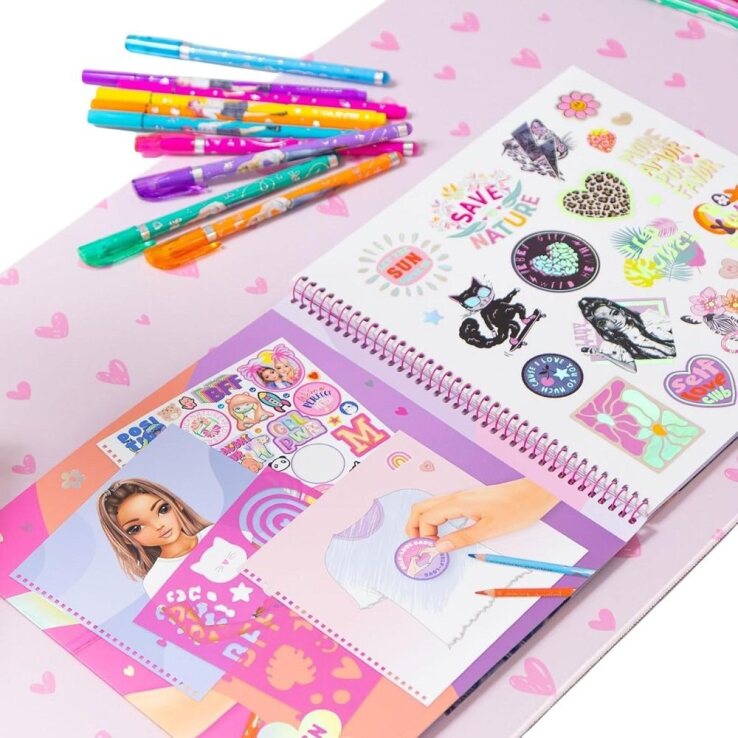 Top Model Μπλοκ Ζωγραφικής T-Shirt Designer (D13585) (1)