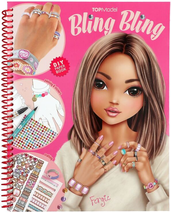Top Model Μπλοκ Ζωγραφικής Create Your Bling Bling Colouring Book (D13740) (0)