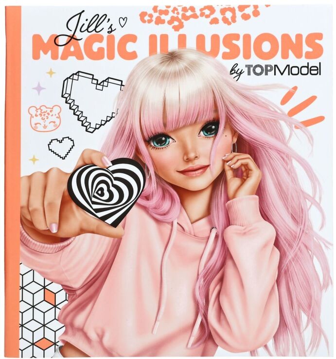 Top Model Μπλοκ Ζωγραφικής Jills Magic Illusions Colouring Book (D14590) (0)