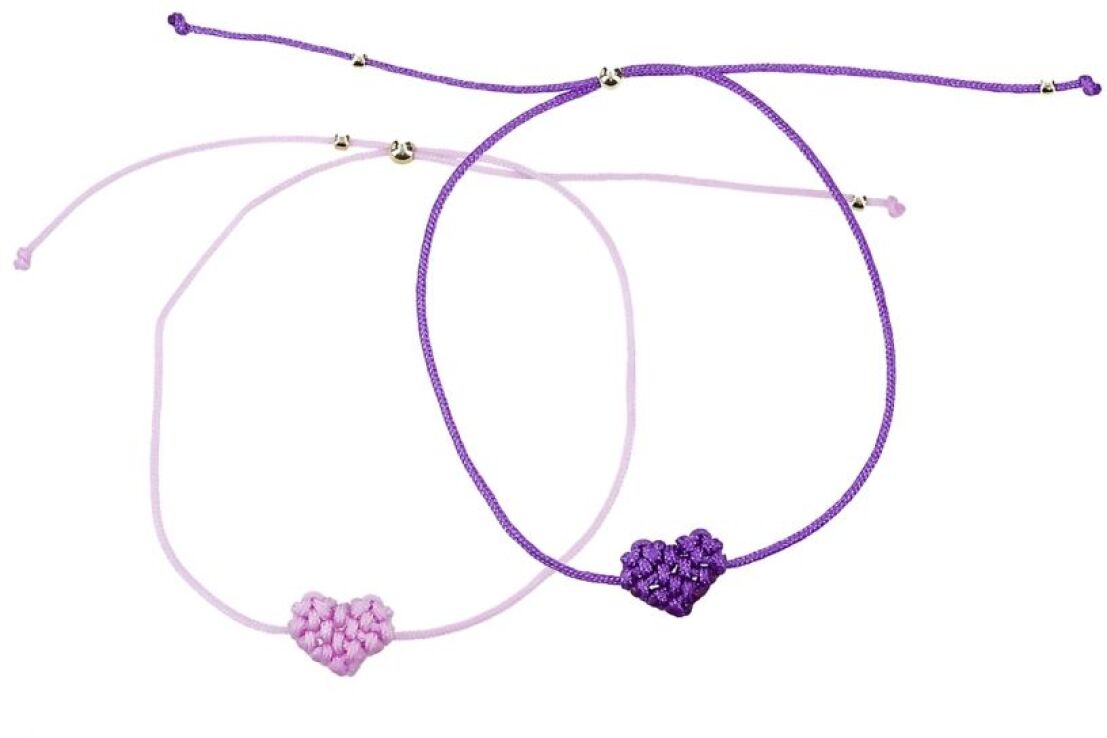 Top Model Bracelet Σετ Heart-3 Σχέδια (D13930) (1)