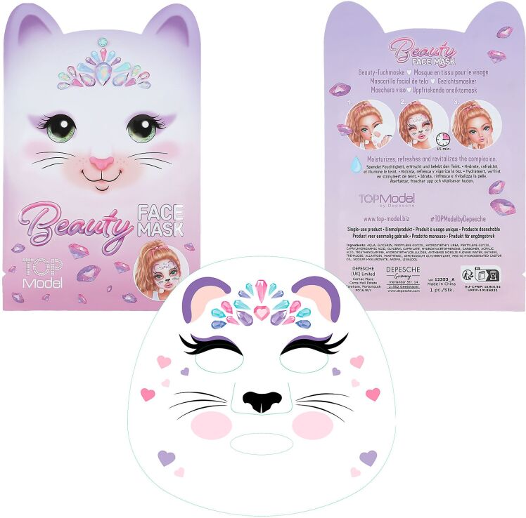 Top Model Face Mask Animal-3 Σχέδια-1Τμχ (D12353) (1)