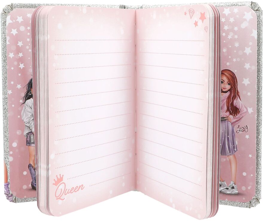 Top Model Σημειωματάριο Με Μολύβι Glitter Queen (D12645) (2)