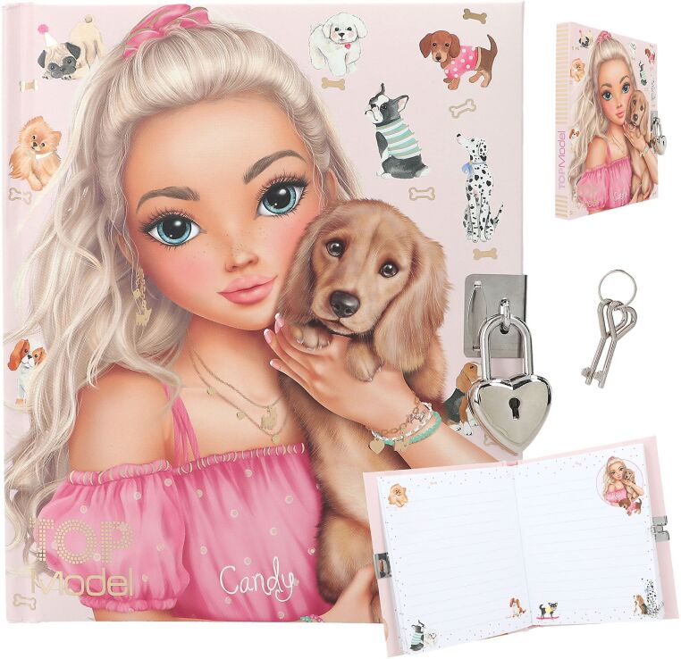 Top Model Ημερολόγιο Με Κλειδί (D12958) (1)