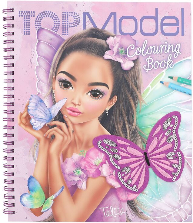 Top Model Μπλοκ Ζωγραφικής W/Sequins Fairy Love Colouring Book (D12976) (0)