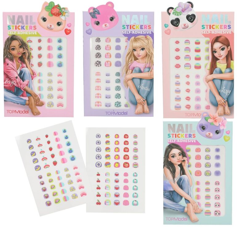 Top Model Nail Stickers Beauty & Me-4 Σχέδια-1Τμχ (D13064) (0)