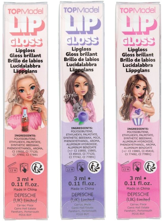 Top Model Lipgloss Bunny Beauty & Me-3Σχέδια-1Τμχ (D13138) (4)