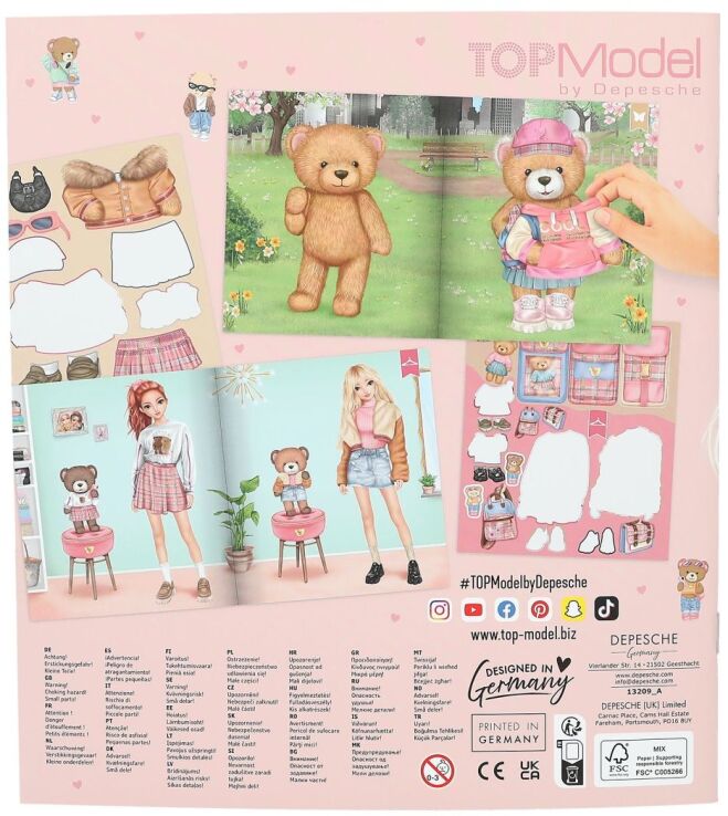 Top Model Μπλοκ Με Αυτοκόλλητα-Dress Me Up (D13209) (4)