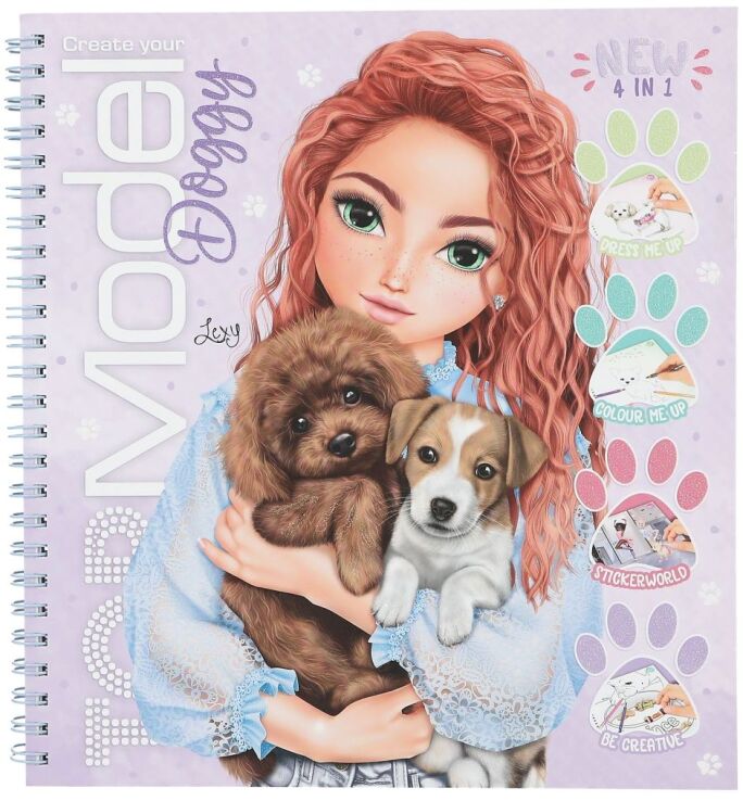 Top Model Μπλοκ Ζωγραφικής Doggy Colouring Book (D13218) (0)