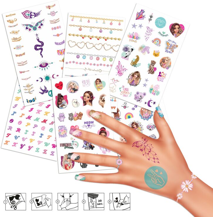 Top Model Μπλοκ Με Τατουάζ (D13225) (1)