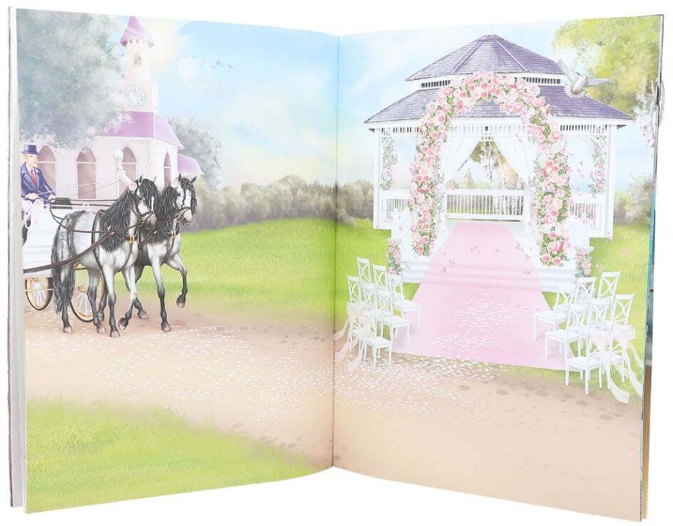 Top Model Μπλοκ Με Αυτοκόλλητα-Glamour Stickerworld (D13232) (2)