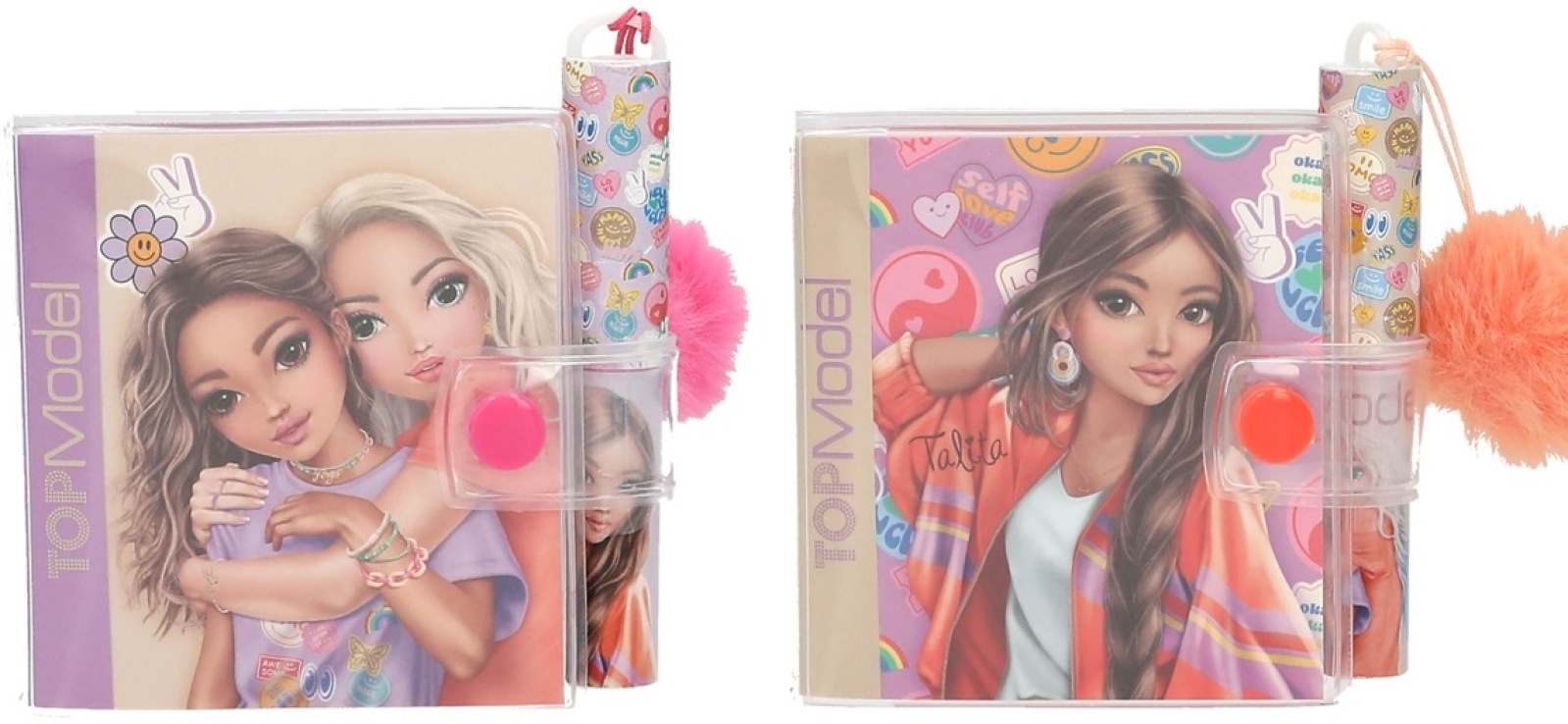 Top Model Μπλοκ Σημειώσεων Με Στυλό Girl Power-2 Σχέδια (D13422) (0)