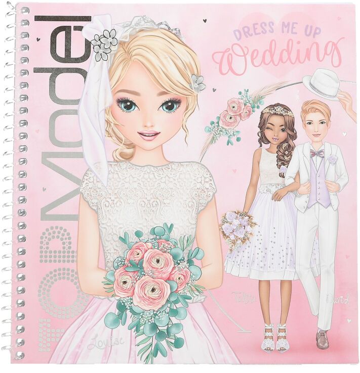 Top Model Μπλοκ Με Αυτοκόλλητα-Dress Me Up Wedding (D13529) (0)