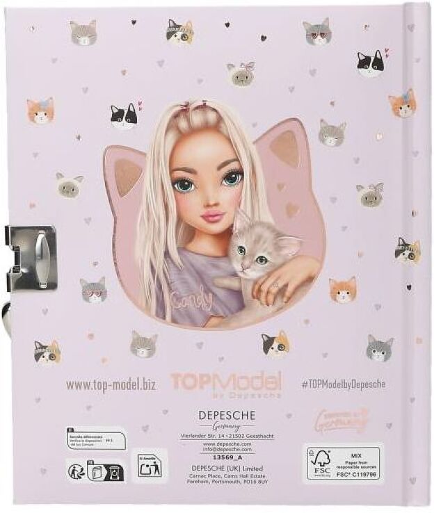 Top Model Ημερολόγιο Με Κλειδί Kitty & Doggy (D13569) (4)