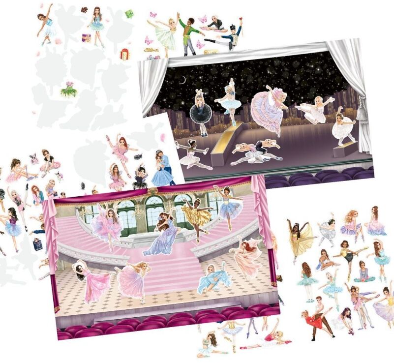 Top Model Μπλοκ Με Αυτοκόλλητα-Stickerworld Ballet (D13610) (1)