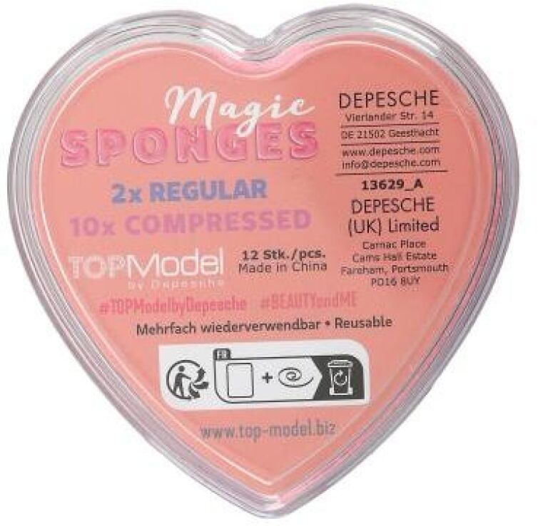 Top Model Heart Sponges Beauty & Me (D13629) (2)