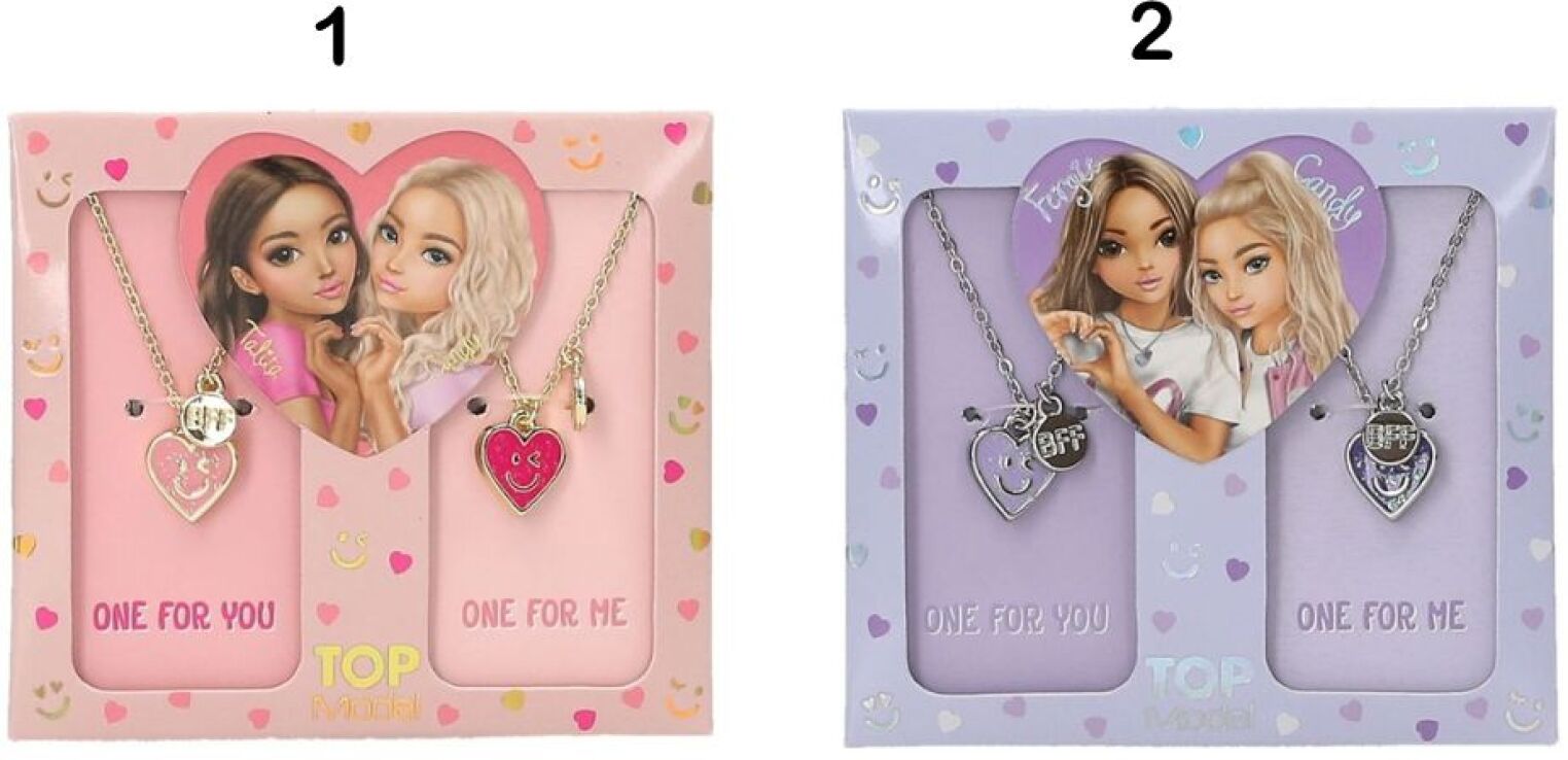 Top Model Necklace Σετ BFF-2 Σχέδια (D13655) (1)