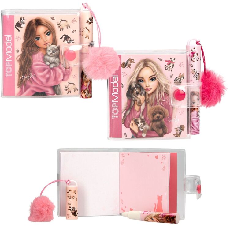 Top Model Μπλοκ Σημειώσεων Με Στυλό Fur Ever Friends-2 Σχέδια (D13885) (0)