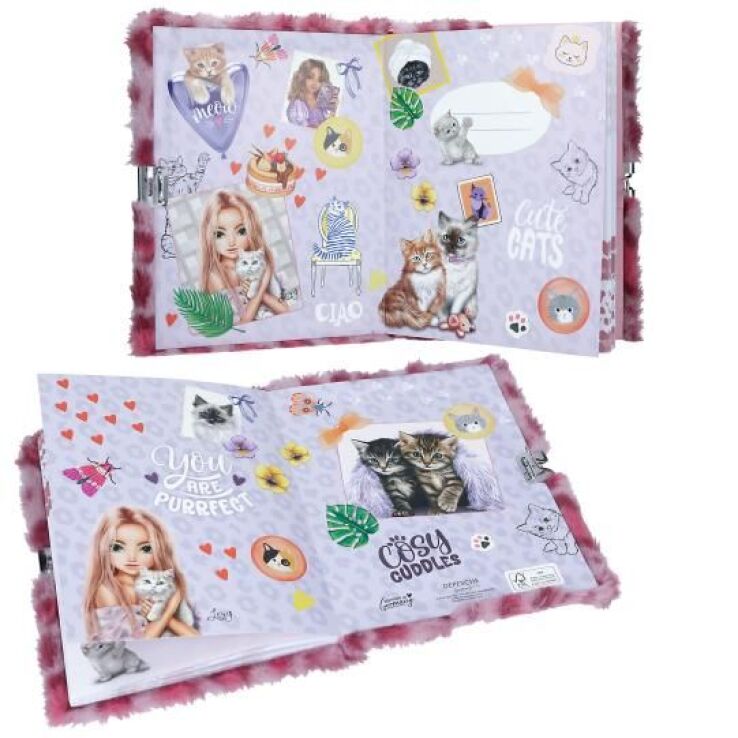 Top Model Ημερολόγιο Με Κλειδί Cosy Cat (D14201) (2)