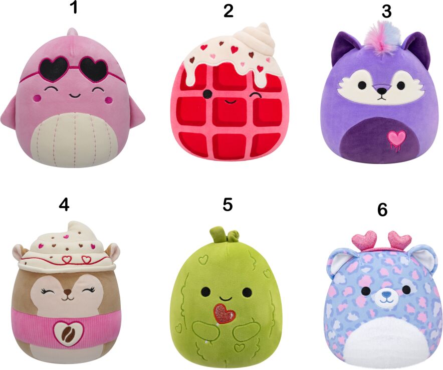 Squishmallows 19cm-6 Σχέδια (JWSQ1654) (1)