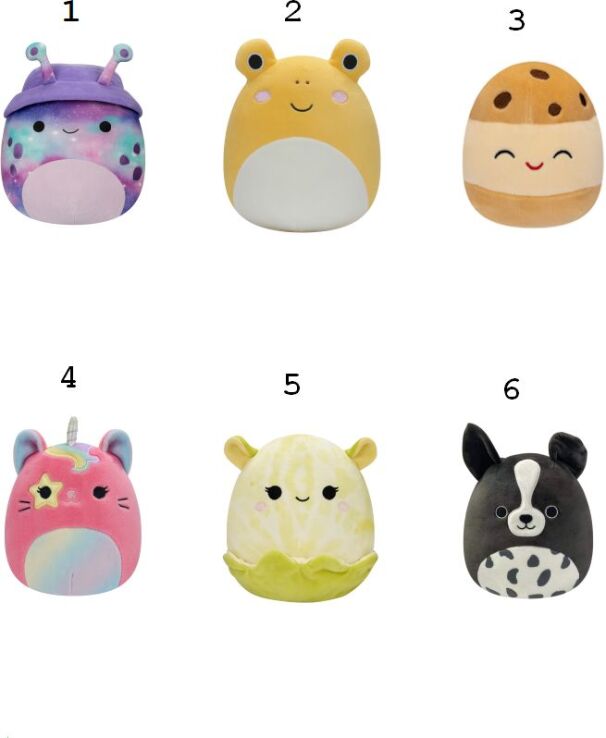 Squishmallows W1 13cm-6 Σχέδια (JWSQ2574) (1)