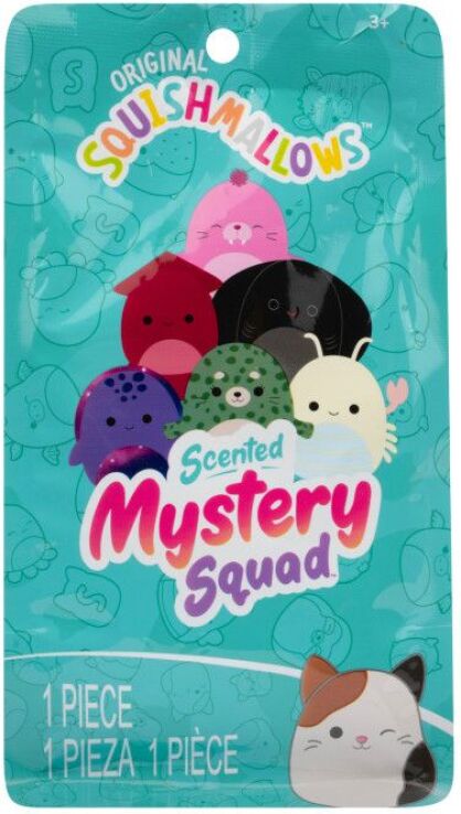 Squishmallows-Scented Mystery Bags W3 13cm-6 Σχέδια-1Τμχ (JWSQ6666) (1)