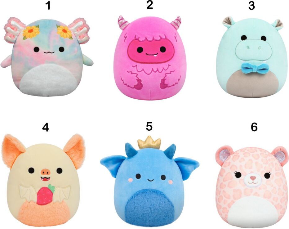 Squishmallows W12 19cm-6 Σχέδια (JWSQ4064-J) (1)