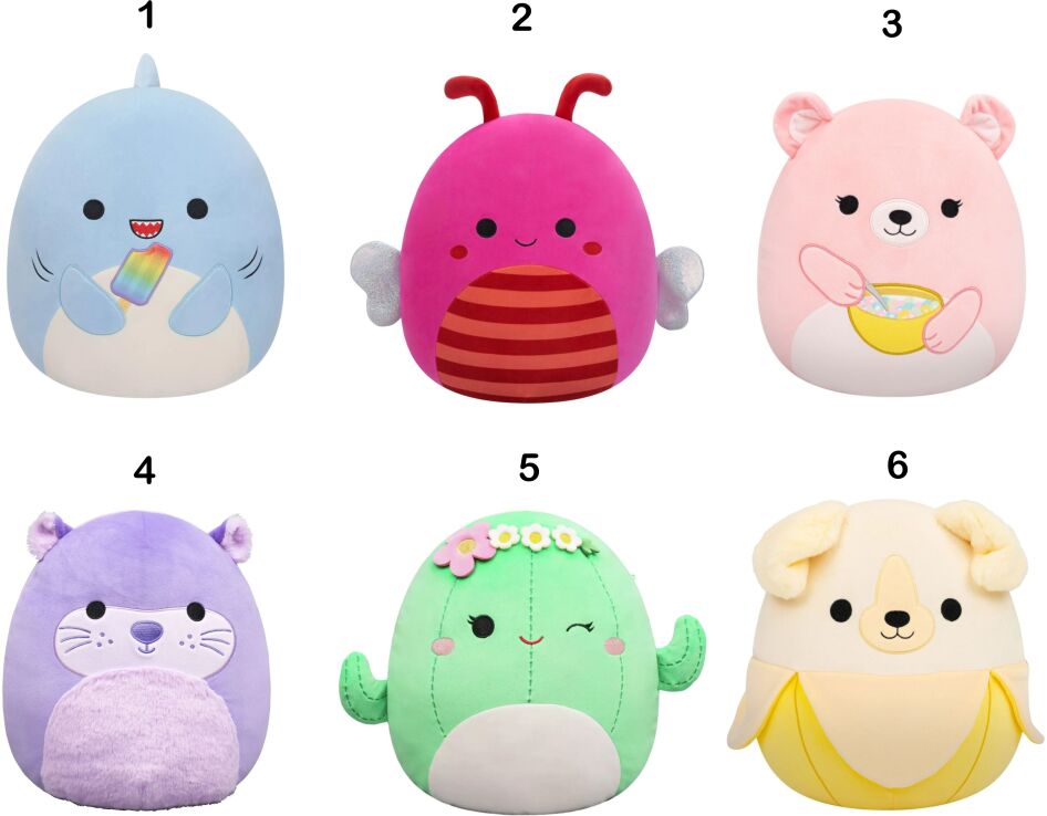 Squishmallows W11 30.5cm-6 Σχέδια (JWSQ4130-I) (1)