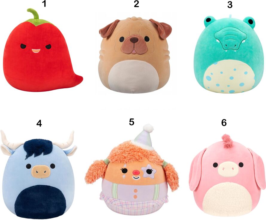 Squishmallows W10 30.5cm-6 Σχέδια (JWSQ4137-I) (1)