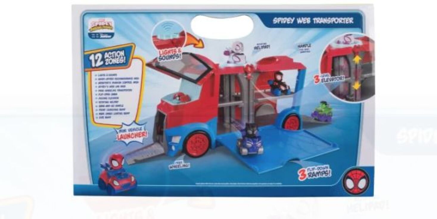 Spidey Νταλίκα Με 2 Φιγούρες Ήχο & Φώς (JWS00051) (6)