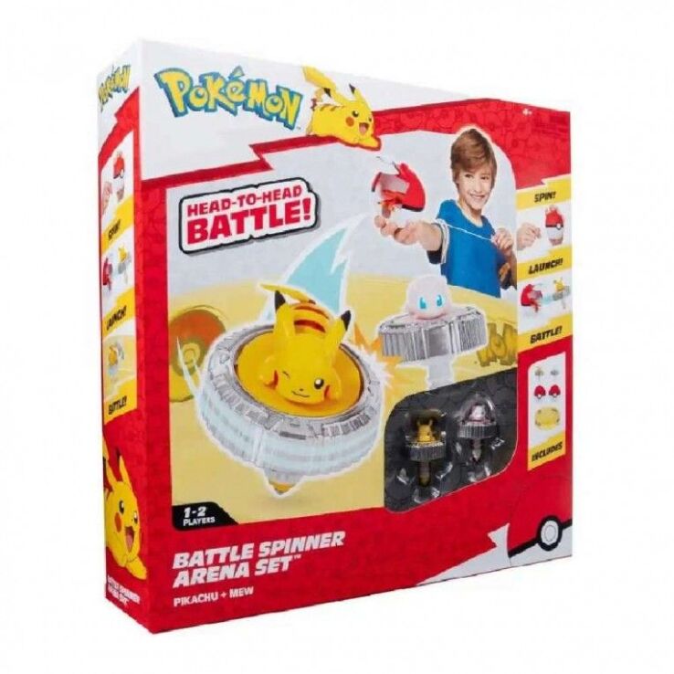 Pokemon Battle Spinner 2Τμχ Με Φιγούρα & Αρένα (JW004402) (1)